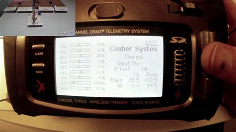 dx9 flap chanel n a|Matching flap control surface positions in a DX9 .